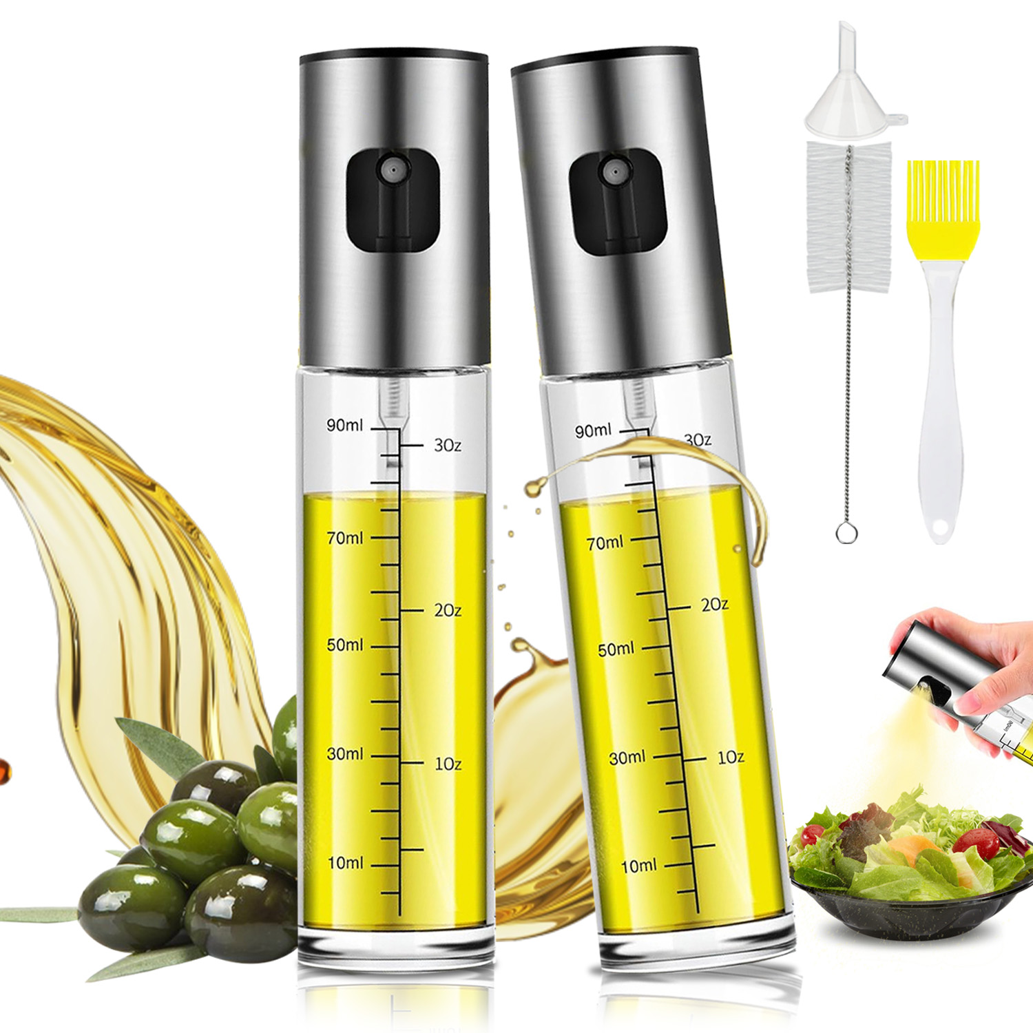 Oil Sprayer Bottle (Pack of 2)