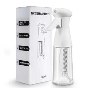 Ultra-fine continuous mist spray bottle